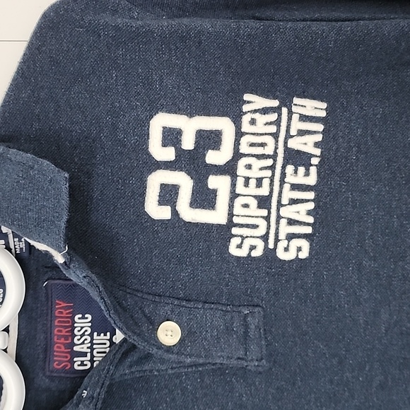 NWOT - Superdry long sleeve polo sweater - Picture 3 of 6